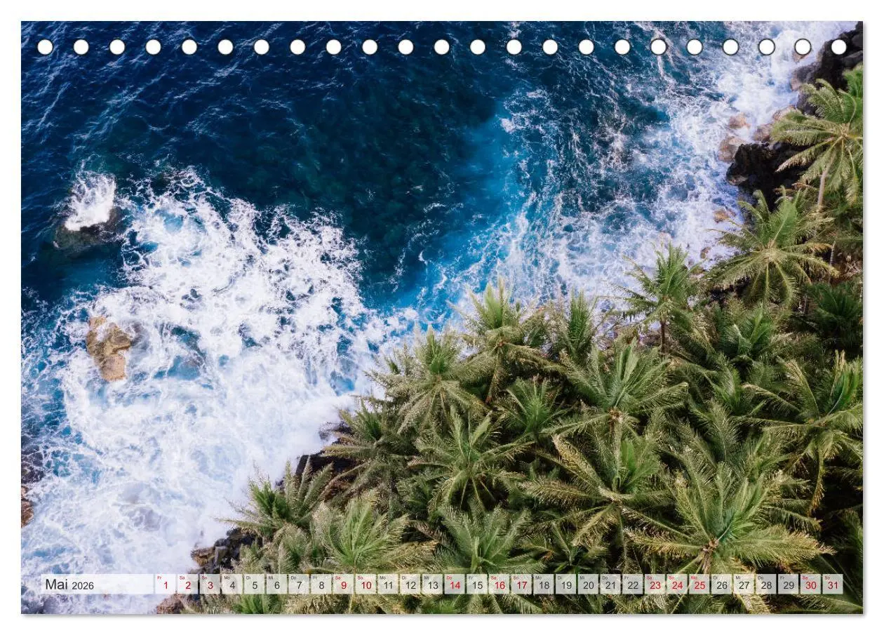 Bild: 9783457784471 | Aloha Hawaii (Tischkalender 2026 DIN A5 quer), CALVENDO Monatskalender