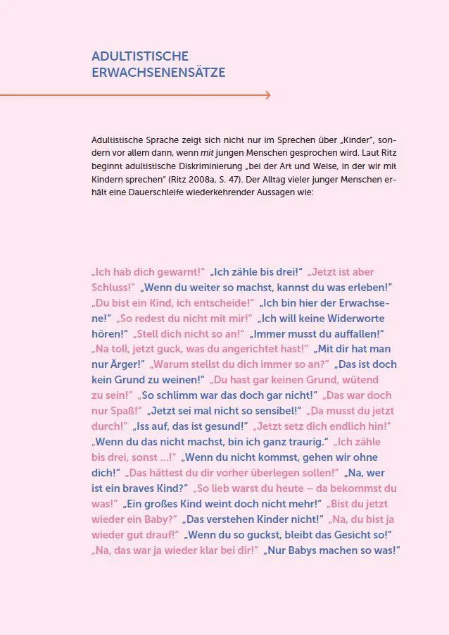 Bild: 9783960464471 | Adultismus wahrnehmen, reflektieren, abbauen | Sandra Richter (u. a.)