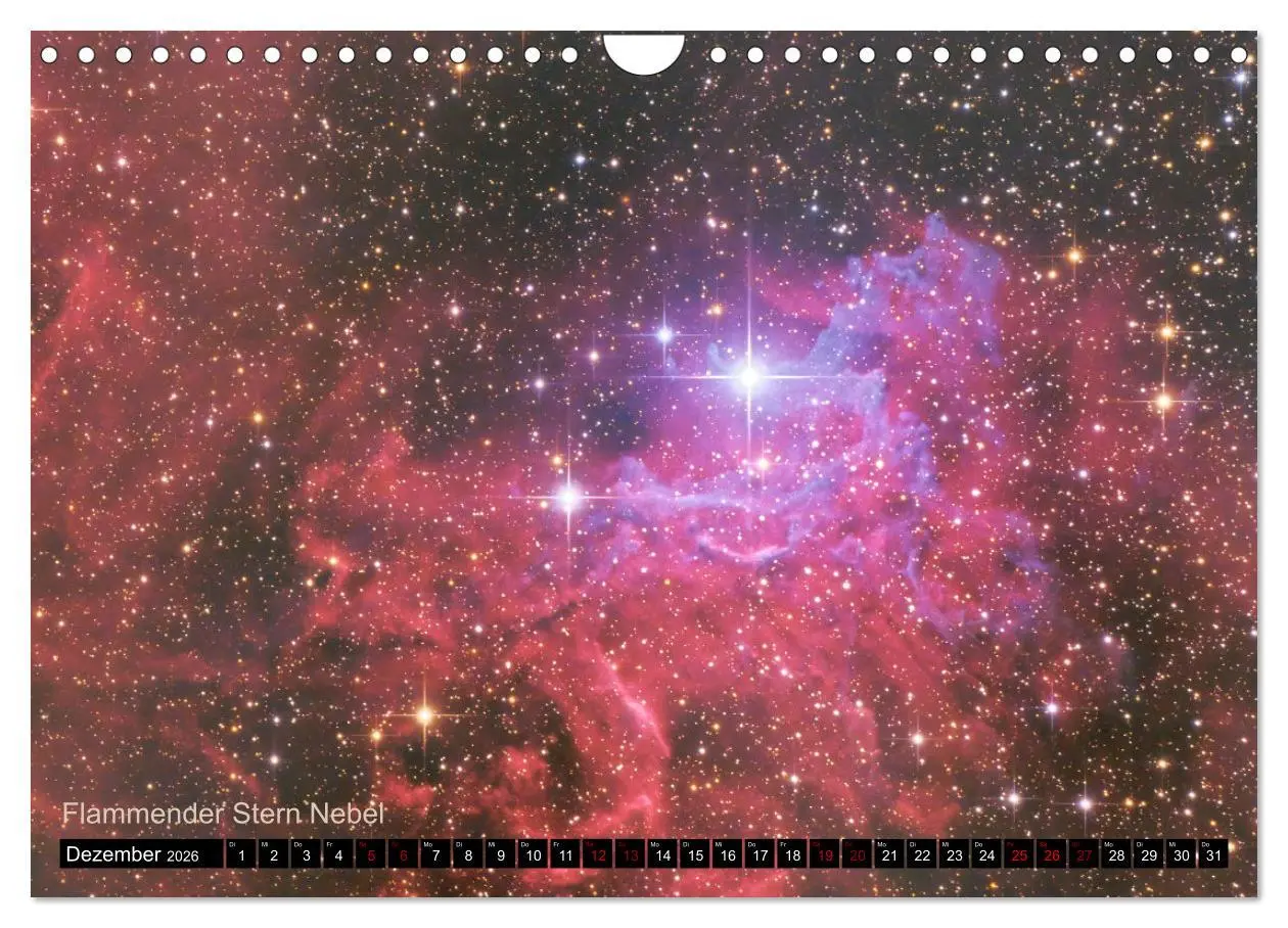 Bild: 9783457604571 | Deep Sky Kalender (Wandkalender 2026 DIN A4 quer), CALVENDO...