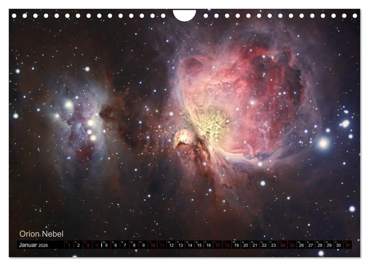 Bild: 9783457604571 | Deep Sky Kalender (Wandkalender 2026 DIN A4 quer), CALVENDO...