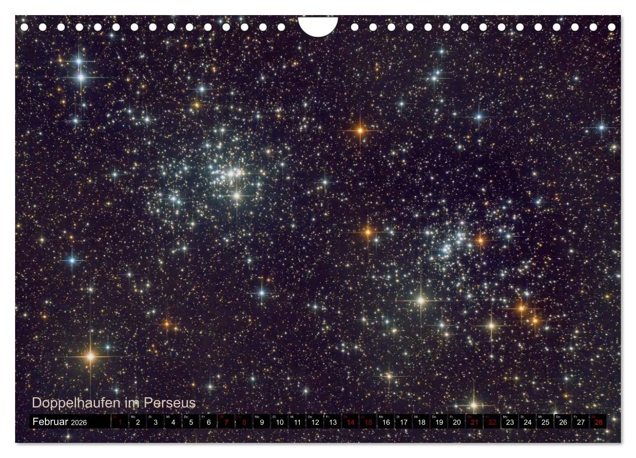 Bild: 9783457604571 | Deep Sky Kalender (Wandkalender 2026 DIN A4 quer), CALVENDO...