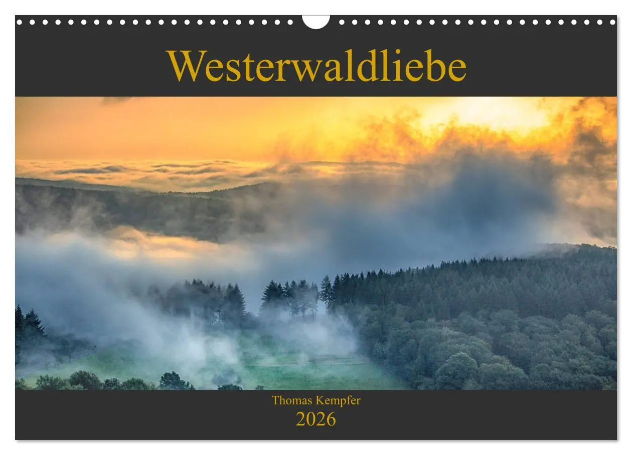 Cover: 9783457844571 | Westerwaldliebe (Wandkalender 2026 DIN A3 quer), CALVENDO...