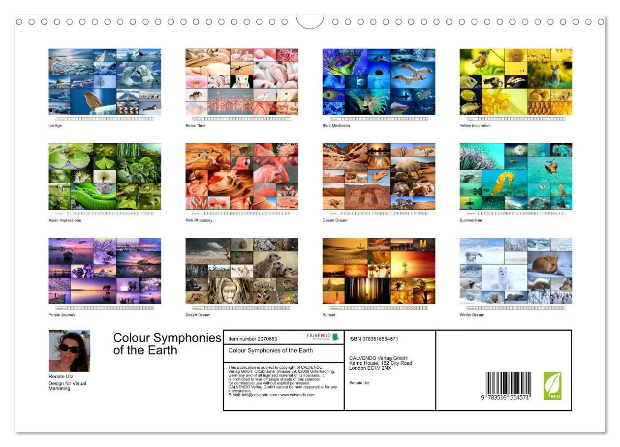 Bild: 9783516554571 | Colour Symphonies of the Earth (Wall Calendar 2026 DIN A3...