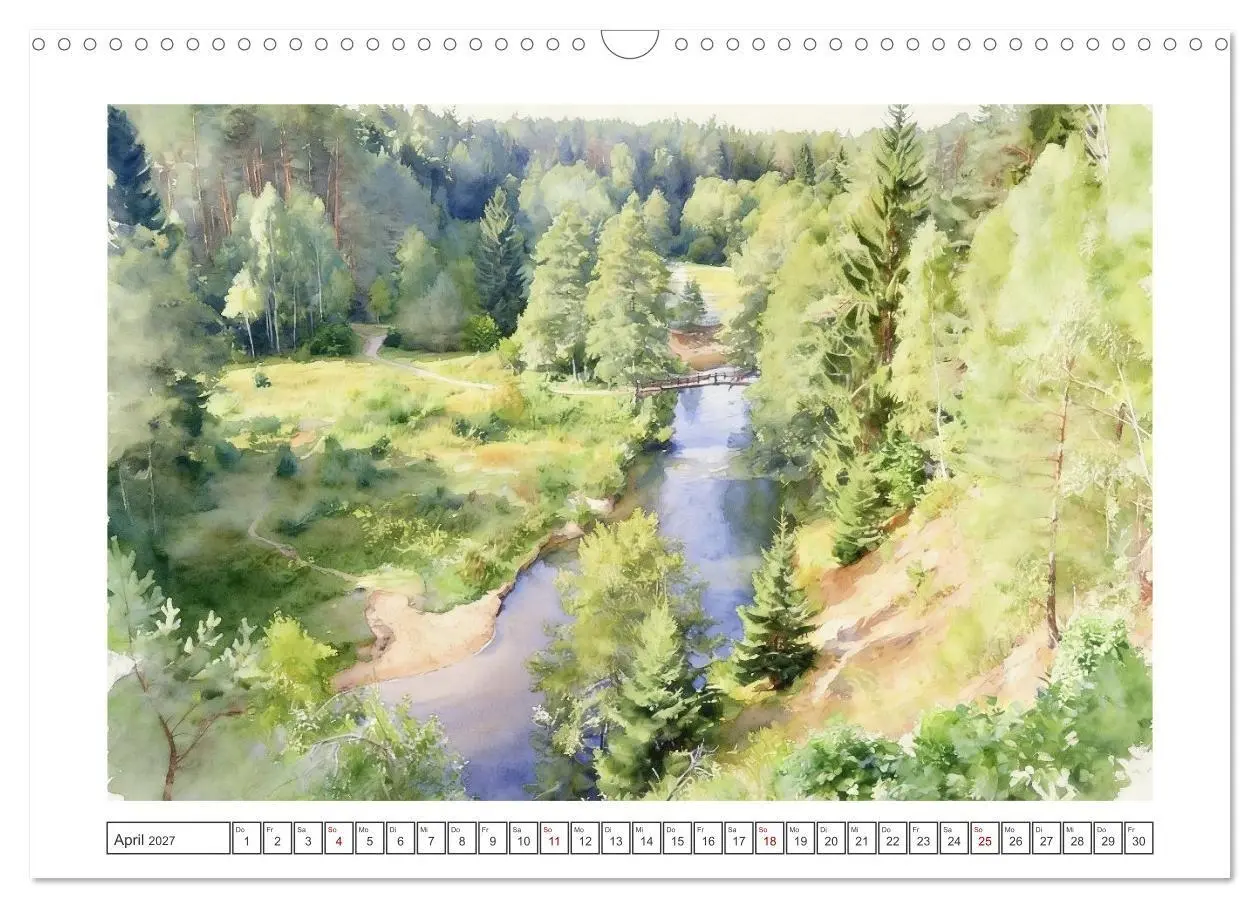 Bild: 9783516794571 | Reise durch Litauen (Wandkalender 2027 DIN A3 quer), CALVENDO...