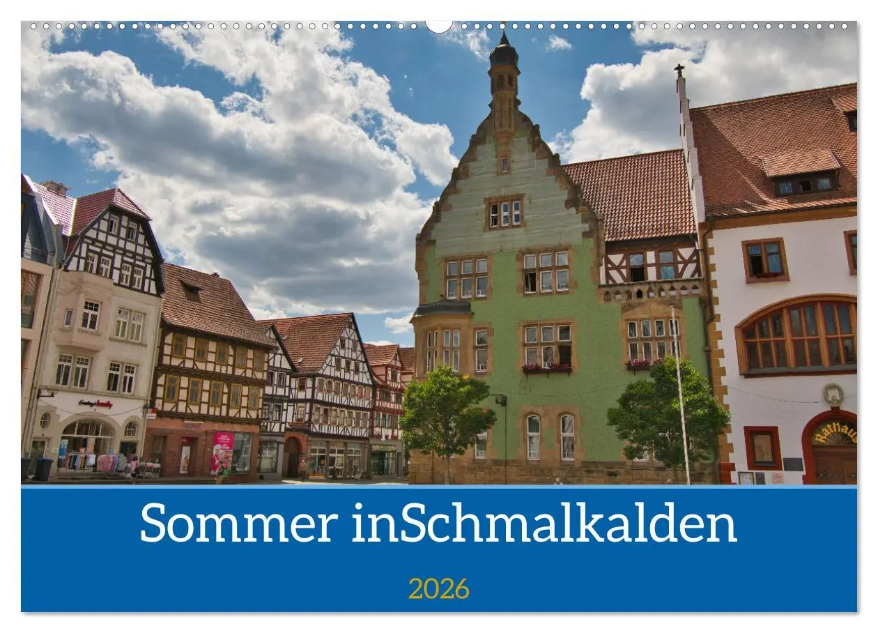 Cover: 9783457384671 | Sommer in Schmalkalden (Wandkalender 2026 DIN A2 quer), CALVENDO...