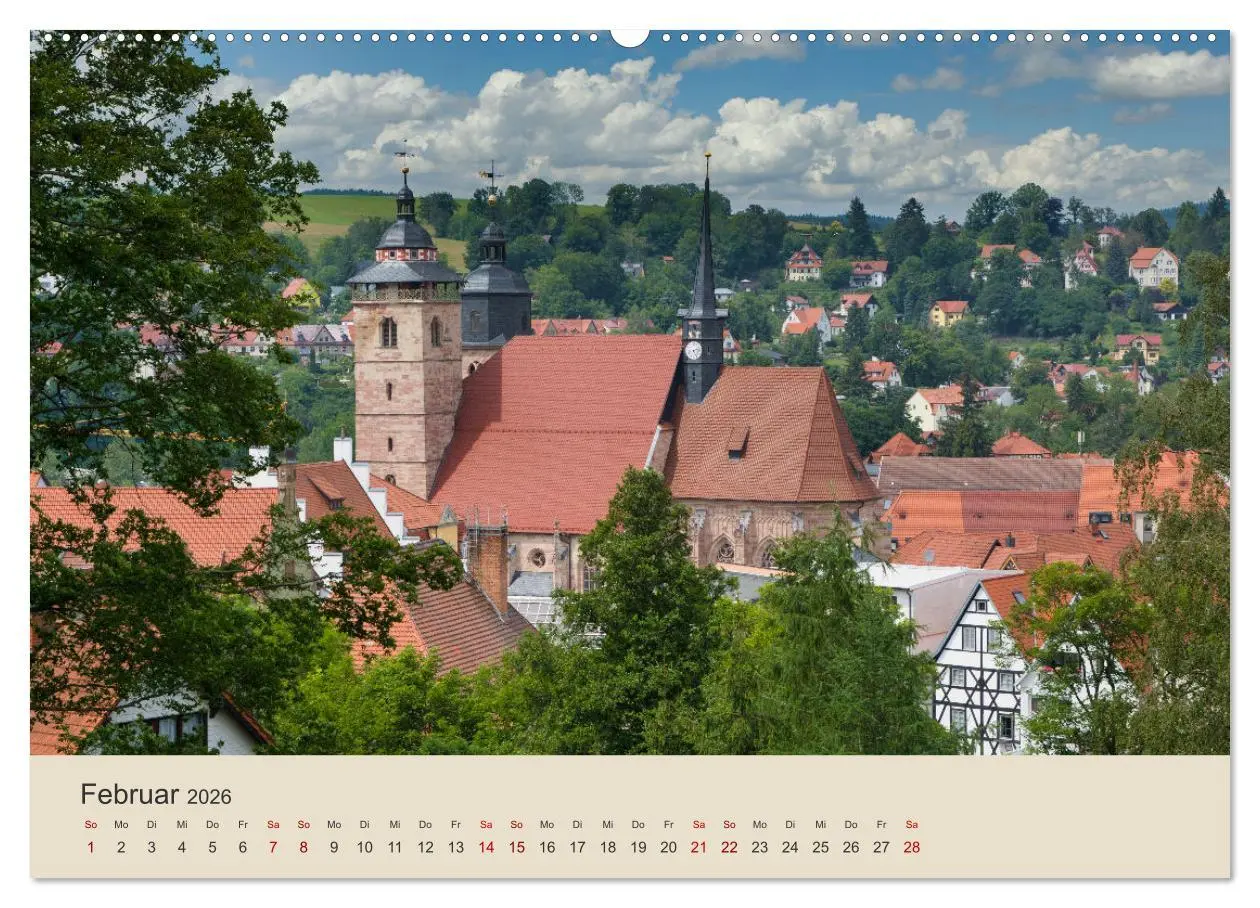 Bild: 9783457384671 | Sommer in Schmalkalden (Wandkalender 2026 DIN A2 quer), CALVENDO...