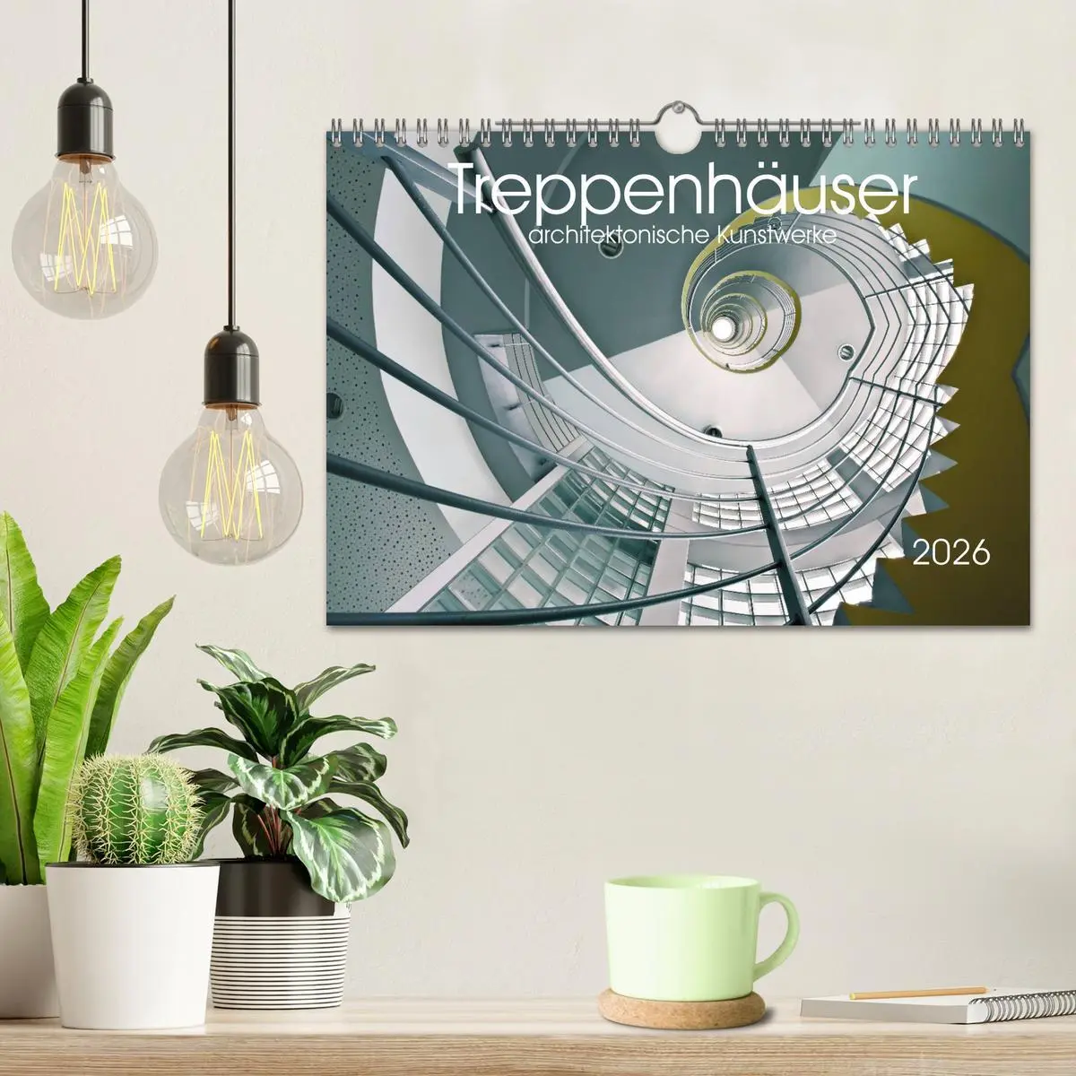 Bild: 9783516234671 | Treppenhäuser architektonische Kunstwerke (Wandkalender 2026 DIN A4...