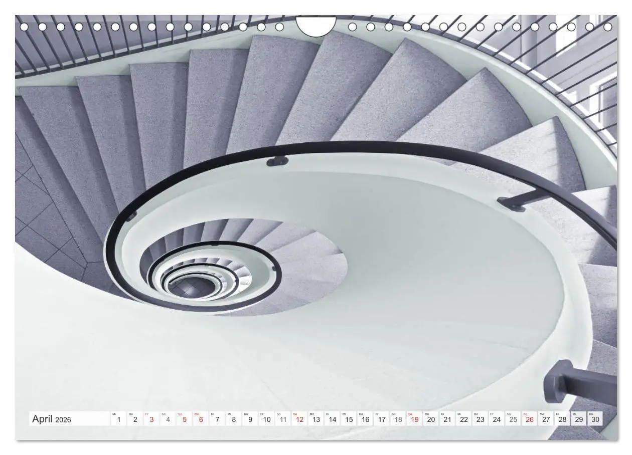 Bild: 9783516234671 | Treppenhäuser architektonische Kunstwerke (Wandkalender 2026 DIN A4...