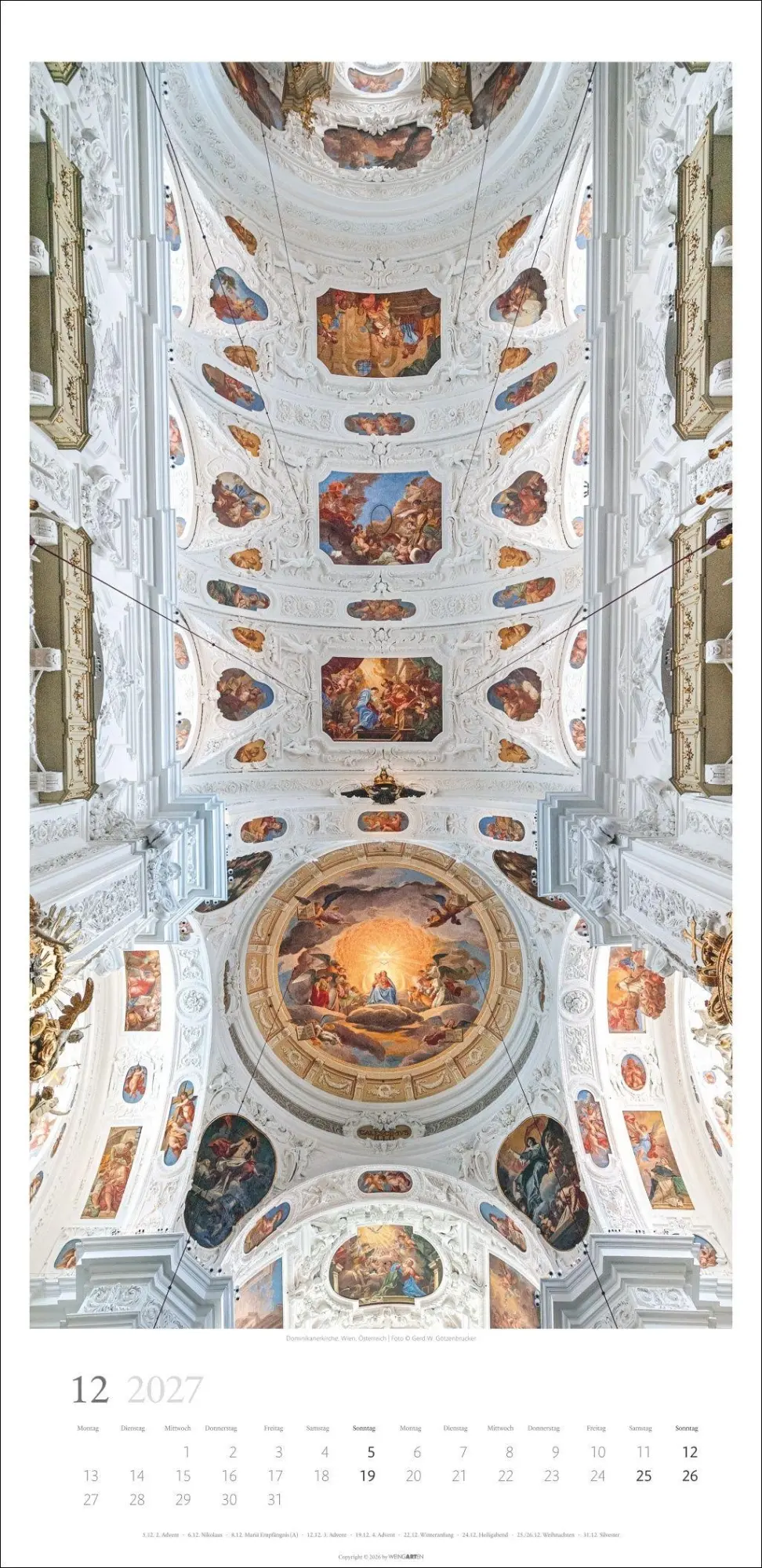 Bild: 9783839904671 | Wie im Himmel 2027 | Gerd Götzenbrucker | Kalender | 14 S. | Deutsch