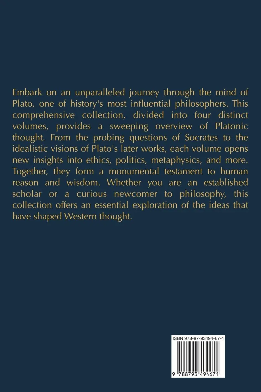 Rückseite: 9788793494671 | The Cosmological Dialogues | The Late Dialogues of Plato | Plato
