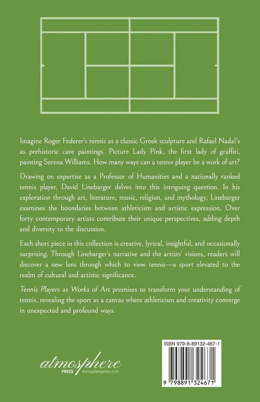 Rückseite: 9798891324671 | Tennis Players as Works of Art | David Linebarger | Taschenbuch | 2024