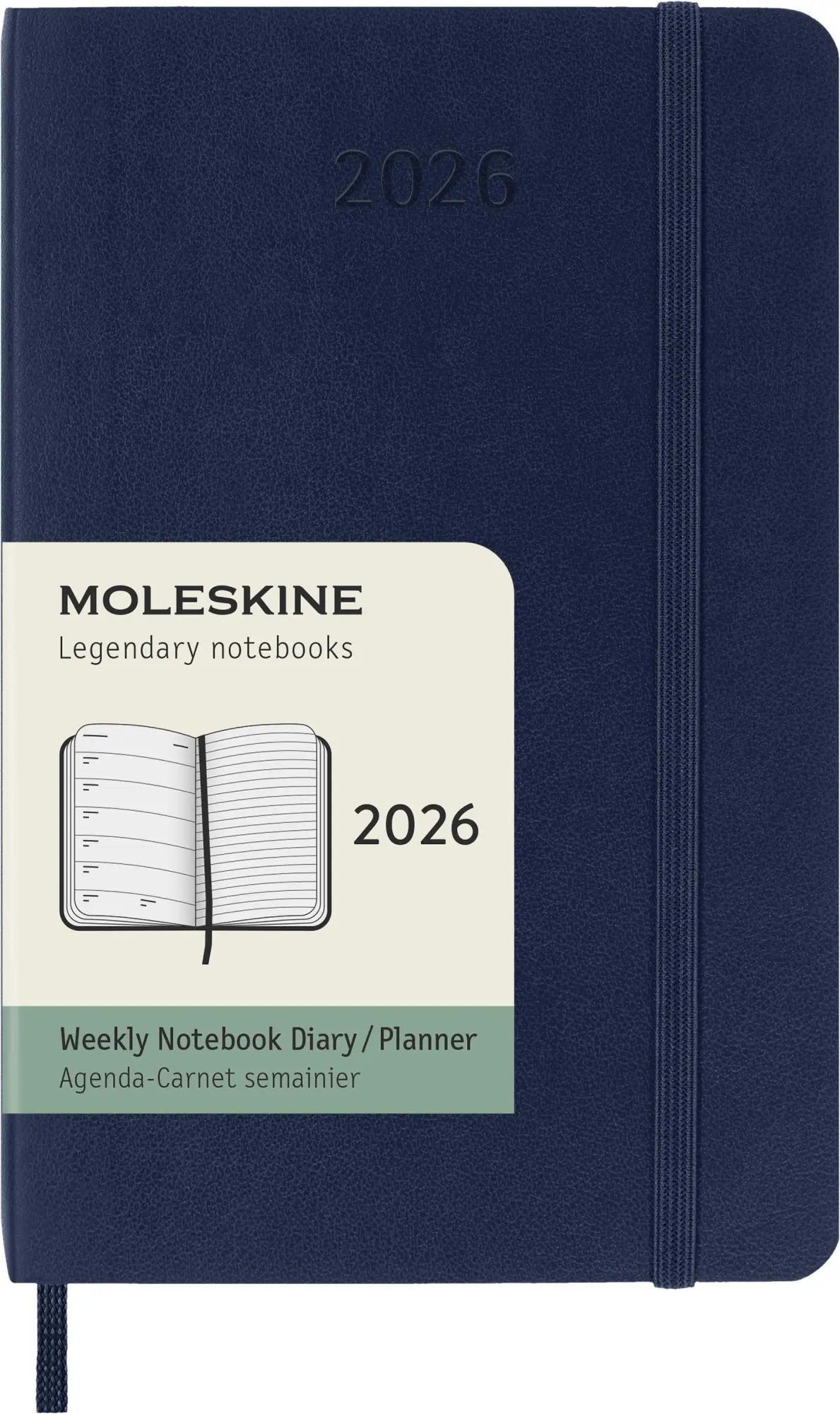 Bild: 8056999274771 | Moleskine 12 Monate Wochen Notizkalender 2026, Pocket/A6, 1 Wo = 1...