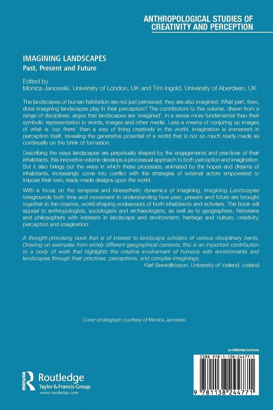 Rückseite: 9781138244771 | Imagining Landscapes | Past, Present and Future | Janowski (u. a.)