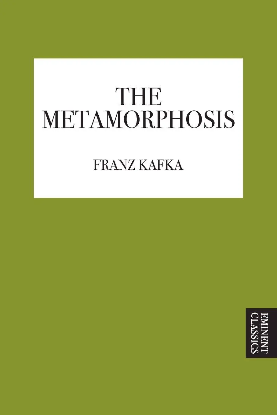 Cover: 9781998114771 | The Metamorphosis | Franz Kafka | Taschenbuch | Englisch | 2023