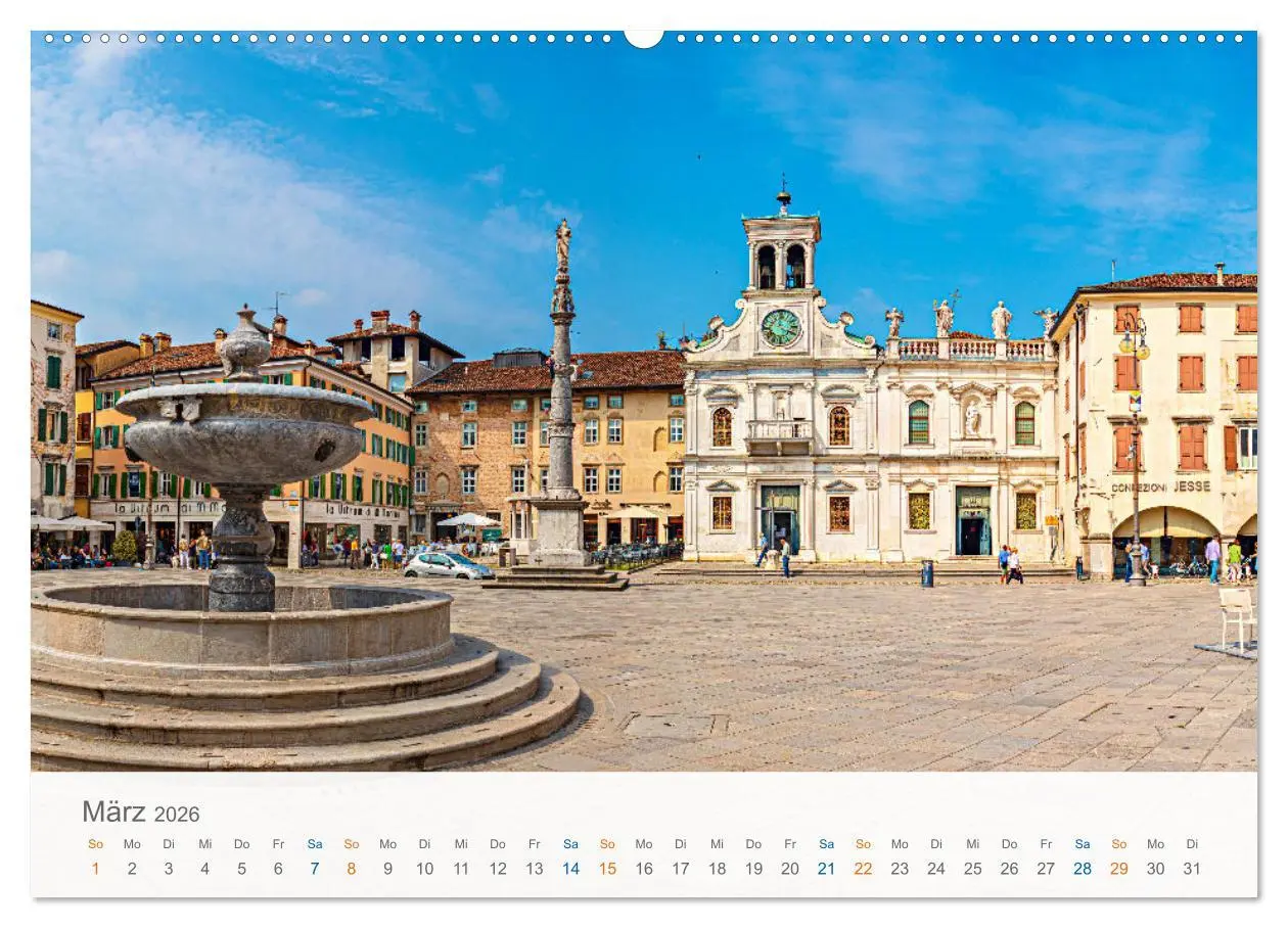 Bild: 9783457514771 | Udine - die Stadt der Engel (Wandkalender 2026 DIN A2 quer),...