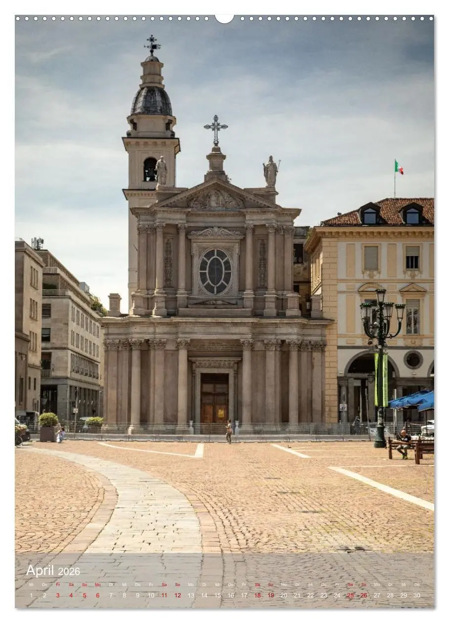 Bild: 9783516604771 | Turin. Geschichte und Architektur. (Wandkalender 2026 DIN A2 hoch),...