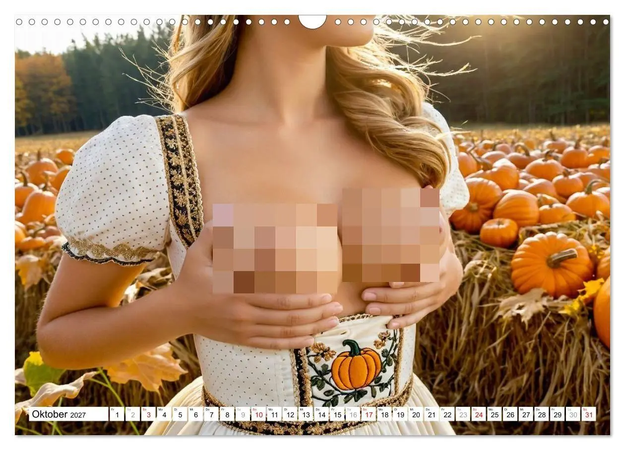 Bild: 9783516914771 | Holz vor der Hüttn - Frauen mit nackten Brüsten im Dirndl...