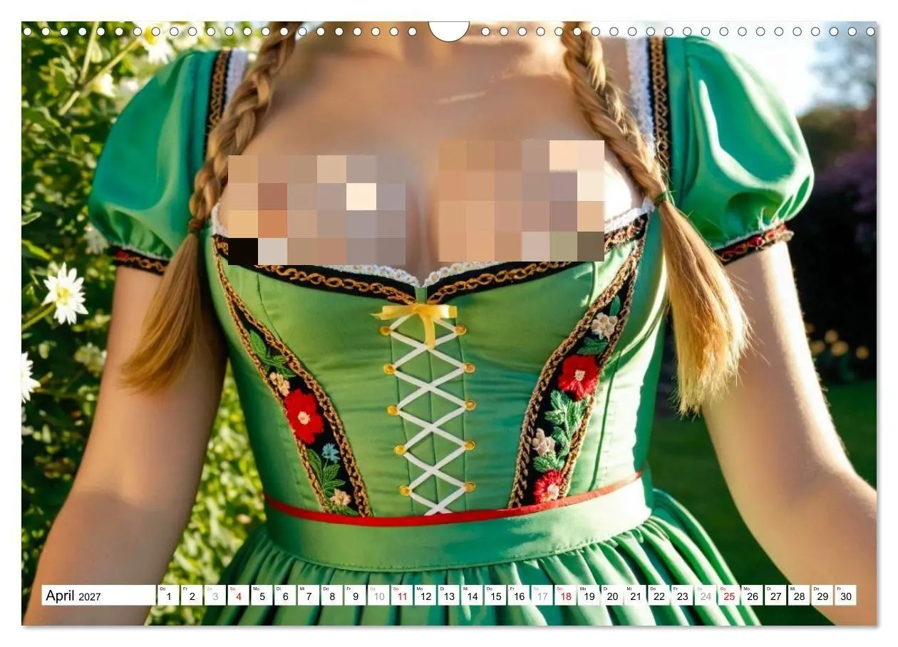 Bild: 9783516914771 | Holz vor der Hüttn - Frauen mit nackten Brüsten im Dirndl...