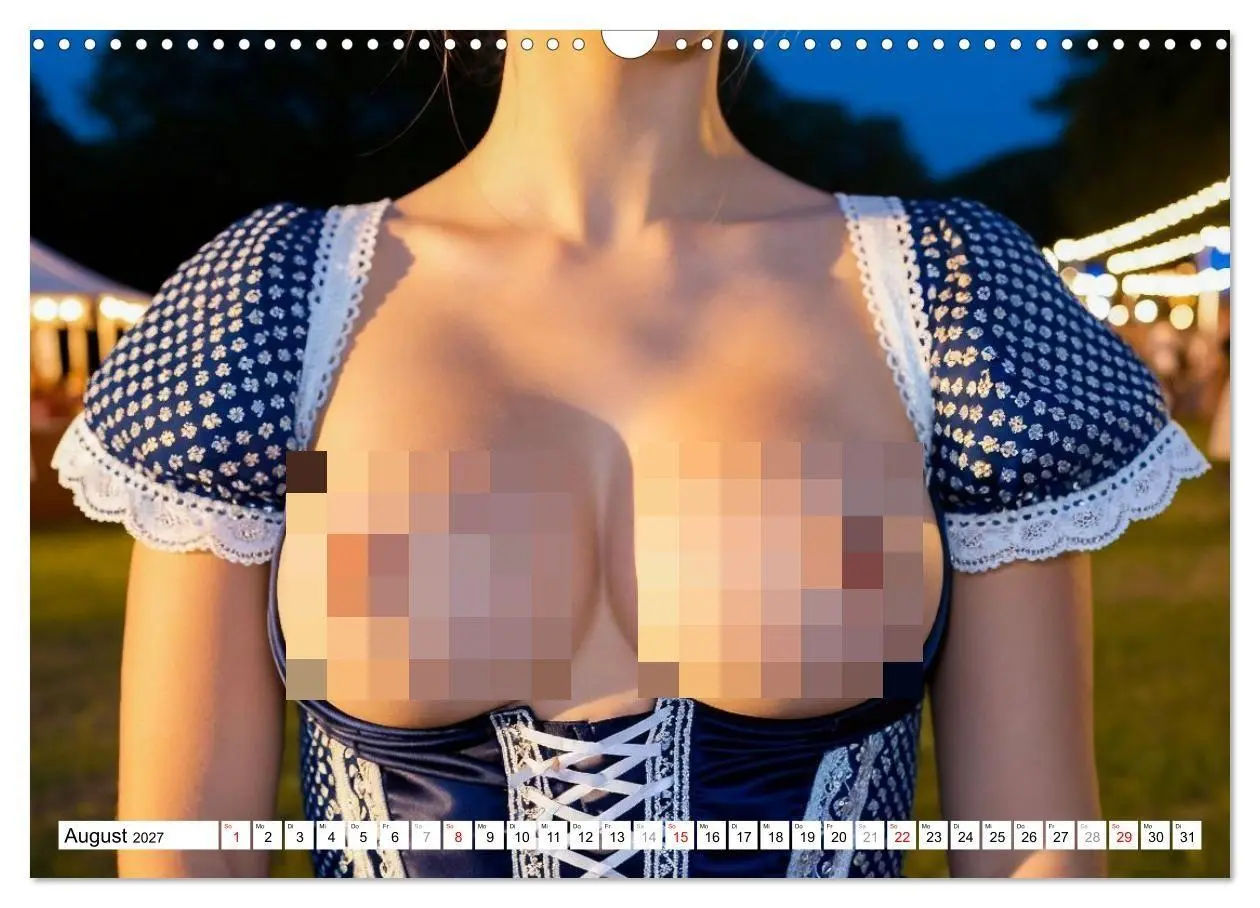 Bild: 9783516914771 | Holz vor der Hüttn - Frauen mit nackten Brüsten im Dirndl...