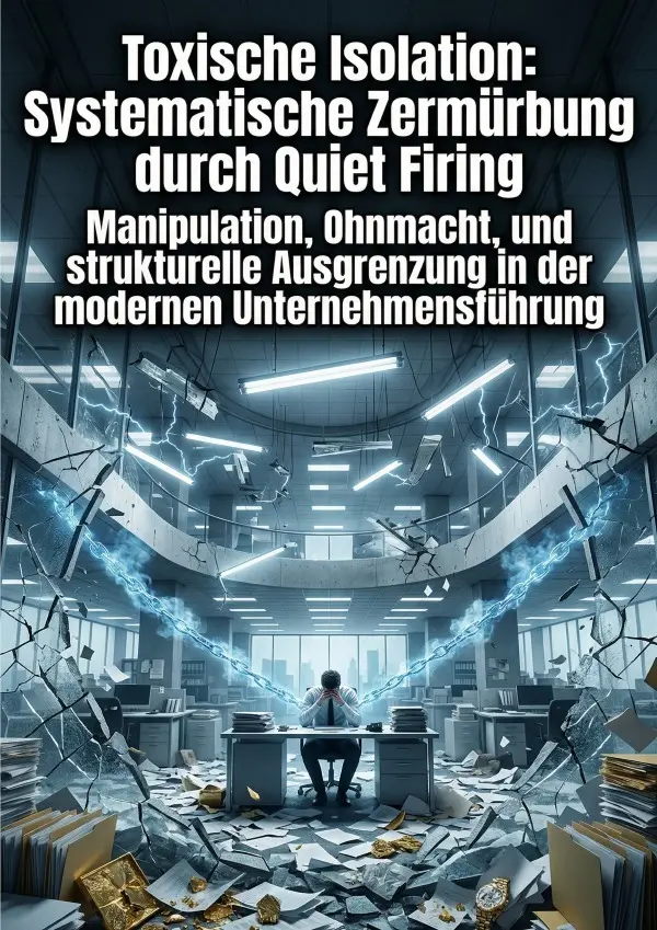 Cover: 9783565354771 | Toxische Isolation: Systematische Zermürbung durch Quiet Firing | Buch
