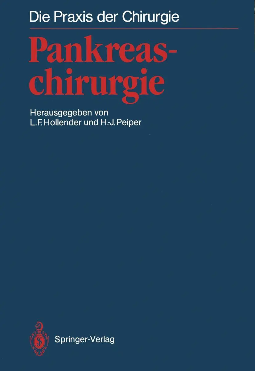 Cover: 9783642954771 | Pankreaschirurgie | L. F. Hollender (u. a.) | Taschenbuch | xiii