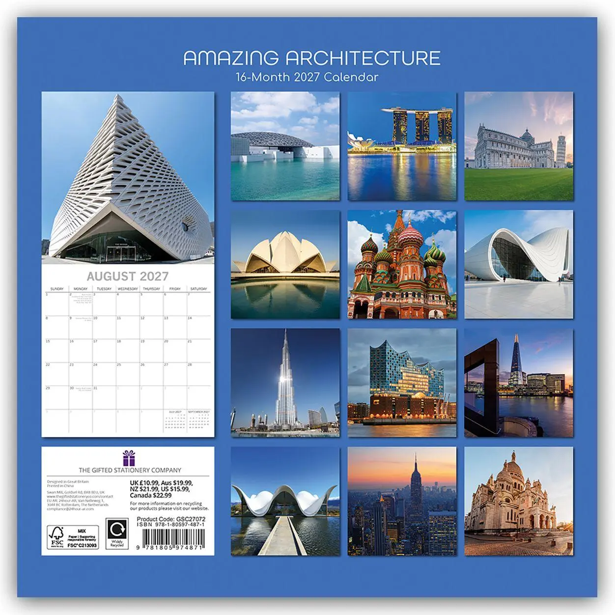 Rückseite: 9781805974871 | Amazing Architecture - Atemberaubende Architektur 2027 -...