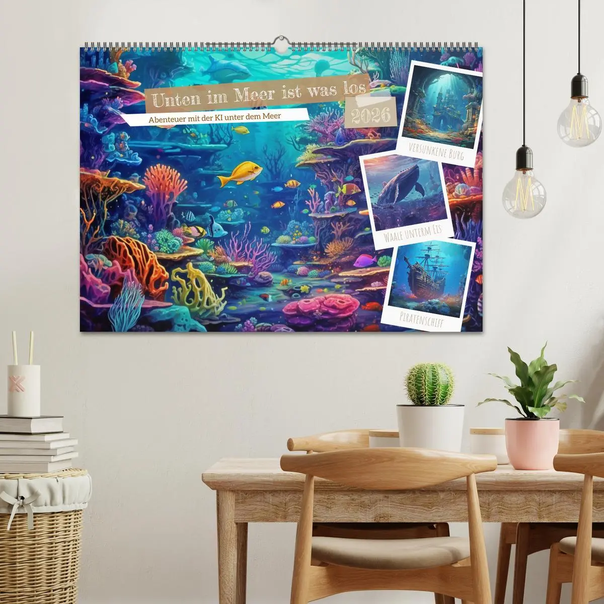 Bild: 9783457504871 | Unten im Meer ist was los (Wandkalender 2026 DIN A2 quer), CALVENDO...