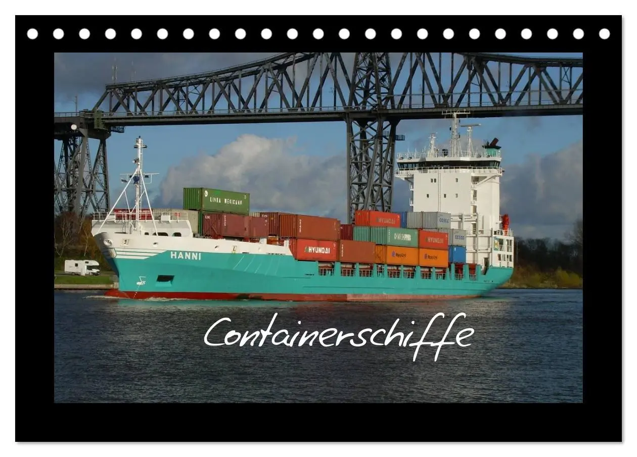 Cover: 9783516144871 | Containerschiffe (Tischkalender 2026 DIN A5 quer), CALVENDO...