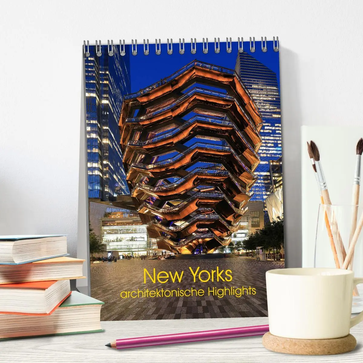 Bild: 9783516384871 | New Yorks architektonische Highlights (Tischkalender 2026 DIN A5...