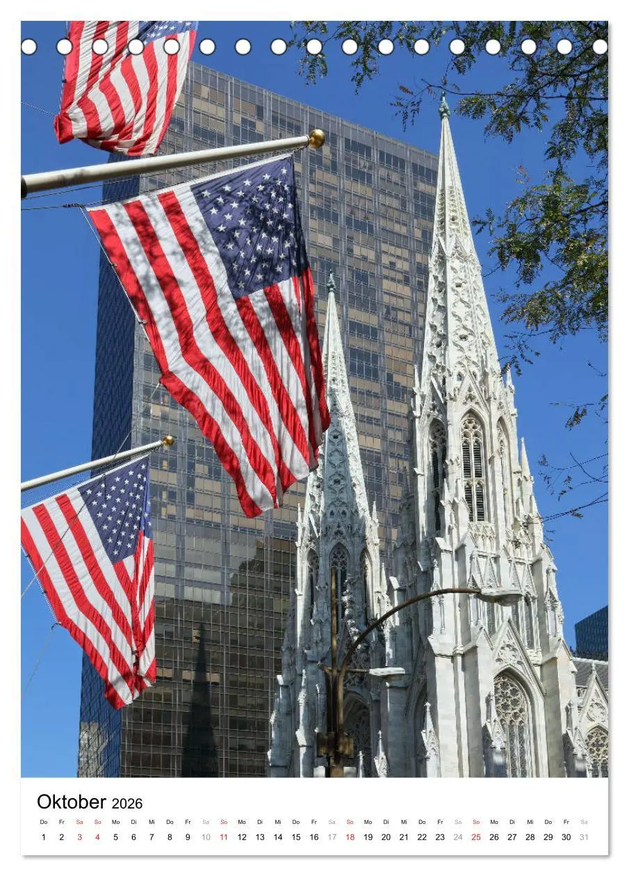 Bild: 9783516384871 | New Yorks architektonische Highlights (Tischkalender 2026 DIN A5...