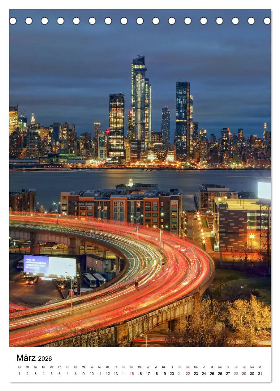 Bild: 9783516384871 | New Yorks architektonische Highlights (Tischkalender 2026 DIN A5...