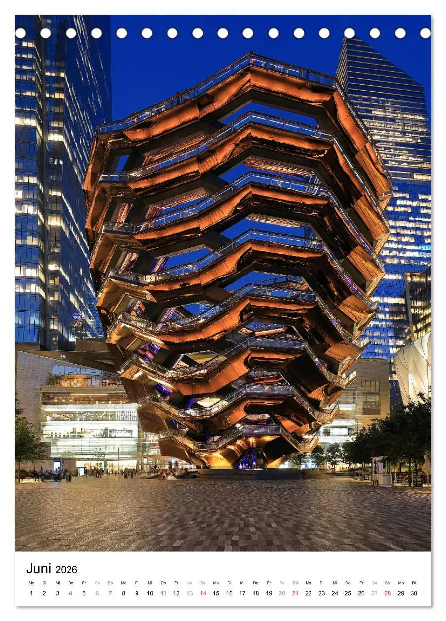 Bild: 9783516384871 | New Yorks architektonische Highlights (Tischkalender 2026 DIN A5...