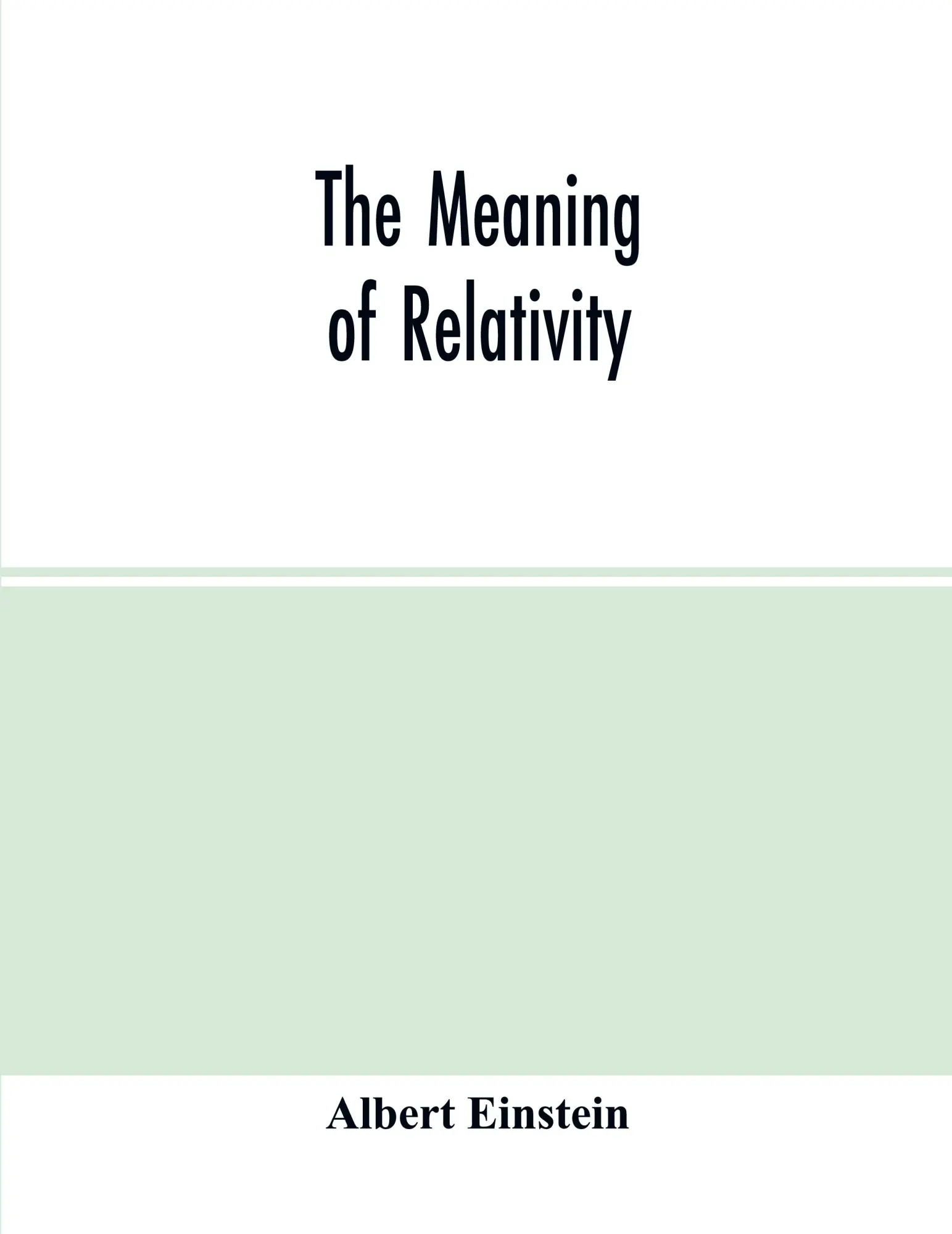 Cover: 9789354014871 | The meaning of relativity | Albert Einstein | Taschenbuch | Englisch
