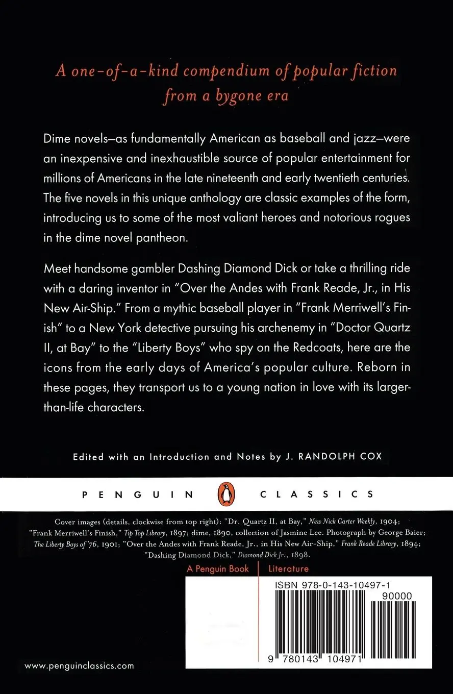 Rückseite: 9780143104971 | Dashing Diamond Dick and Other Classic Dime Novels | Various | Buch