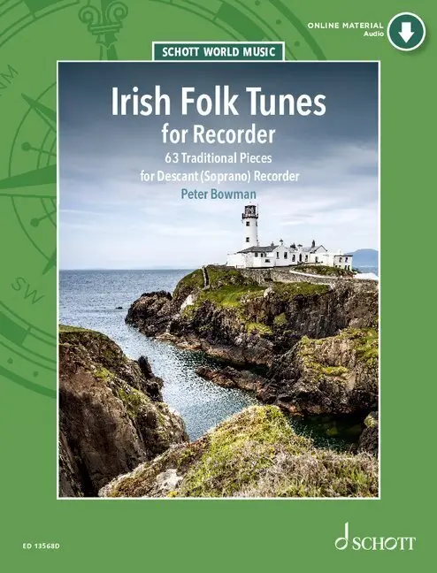 Cover: 9781847614971 | Irish Folk Tunes - Descant Recorder (Book/Online Audio) | Peter Bowman