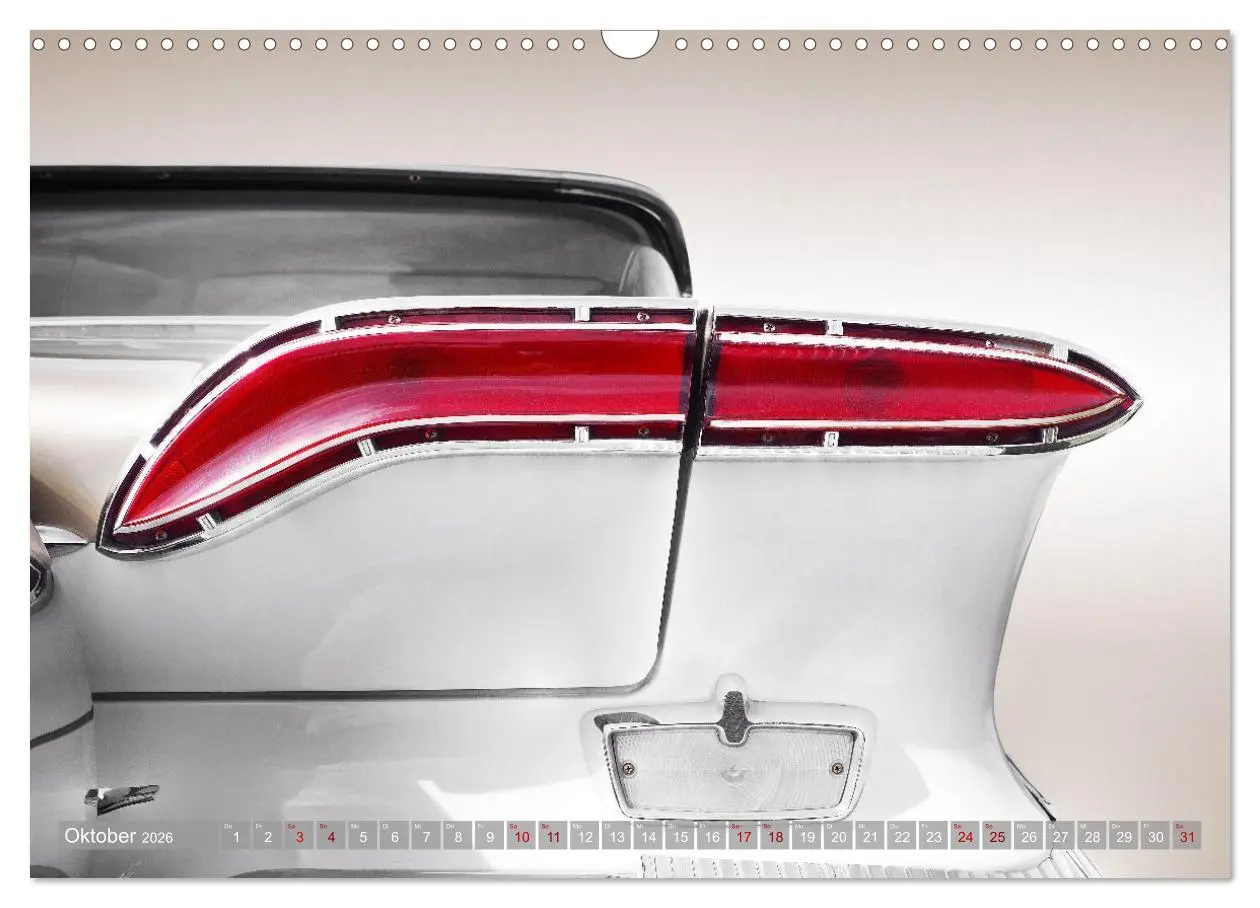Bild: 9783457594971 | US Autoklassiker 1950er bis 1970er Details (Wandkalender 2026 DIN...