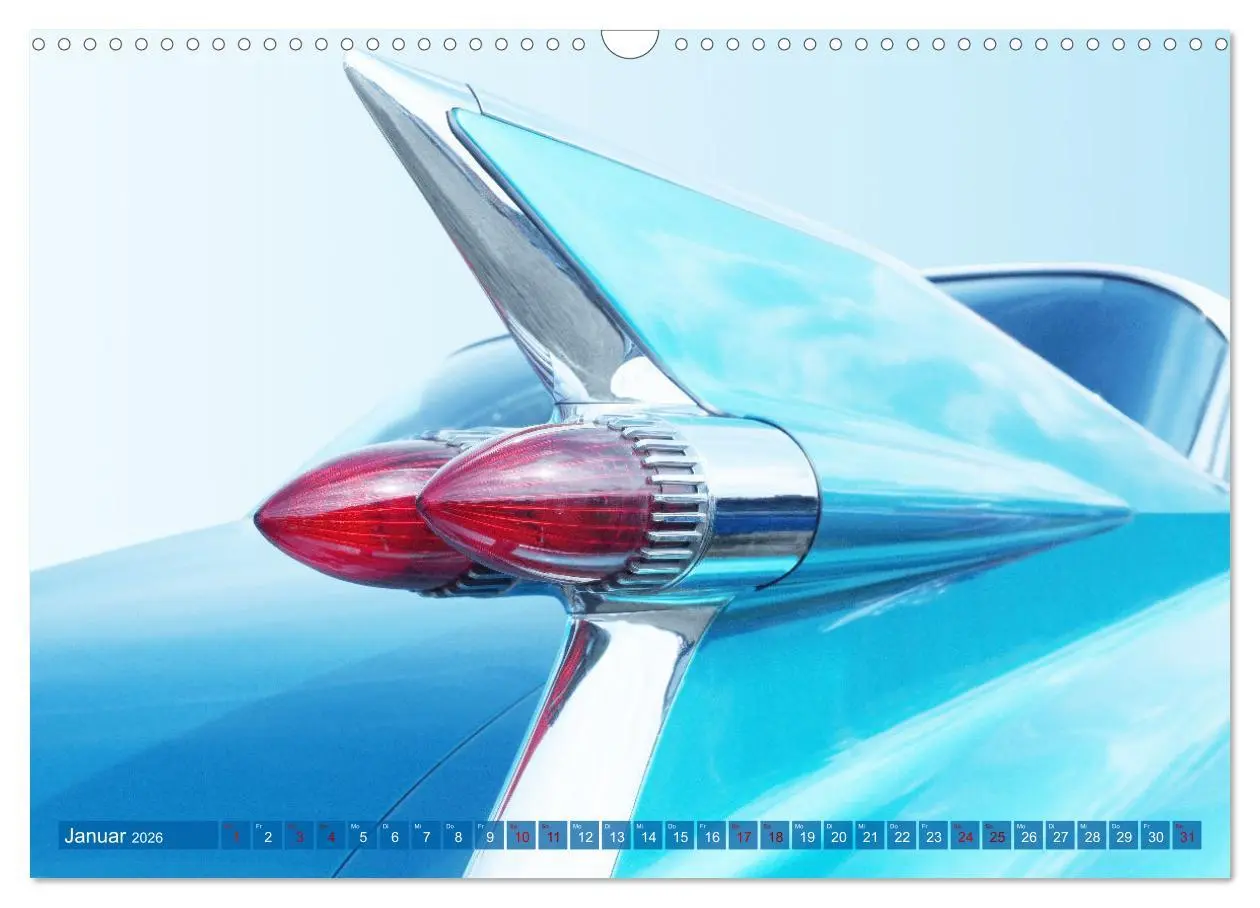 Bild: 9783457594971 | US Autoklassiker 1950er bis 1970er Details (Wandkalender 2026 DIN...