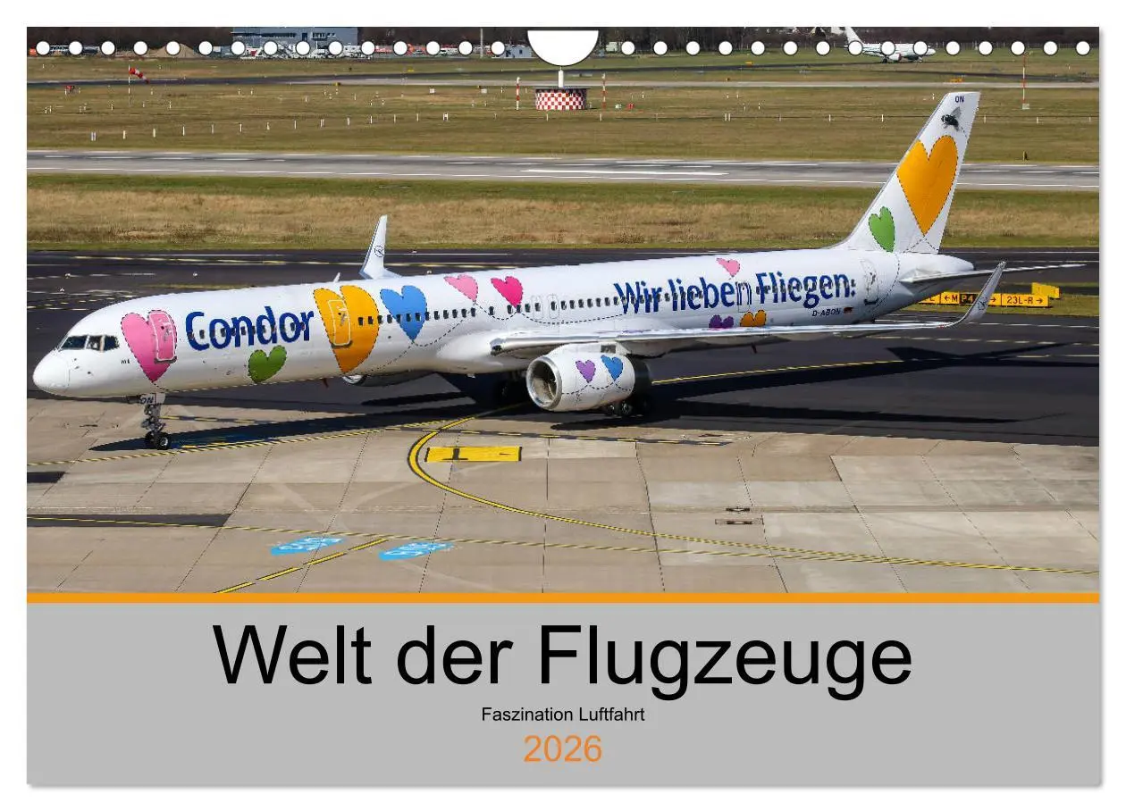 Cover: 9783457804971 | Welt der Flugzeuge - Faszination Luftfahrt 2026 (Wandkalender 2026...
