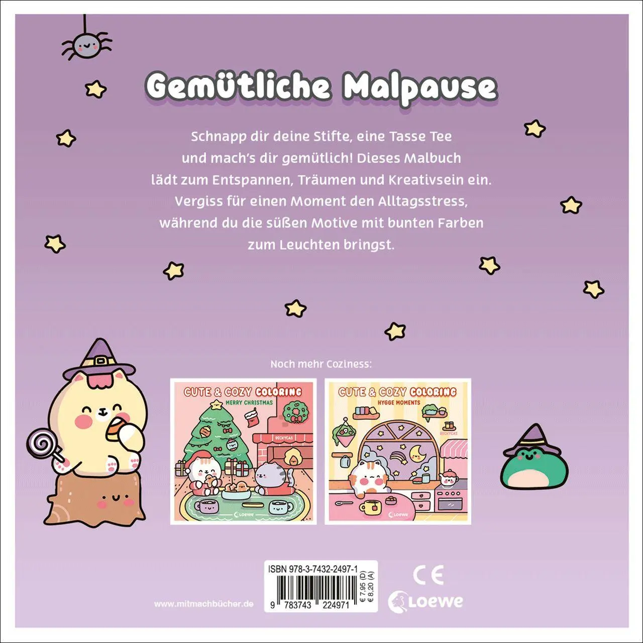 Bild: 9783743224971 | Cute &amp; Cozy Coloring - Spooky | Becky Cas | Taschenbuch | 80 S. | 2025