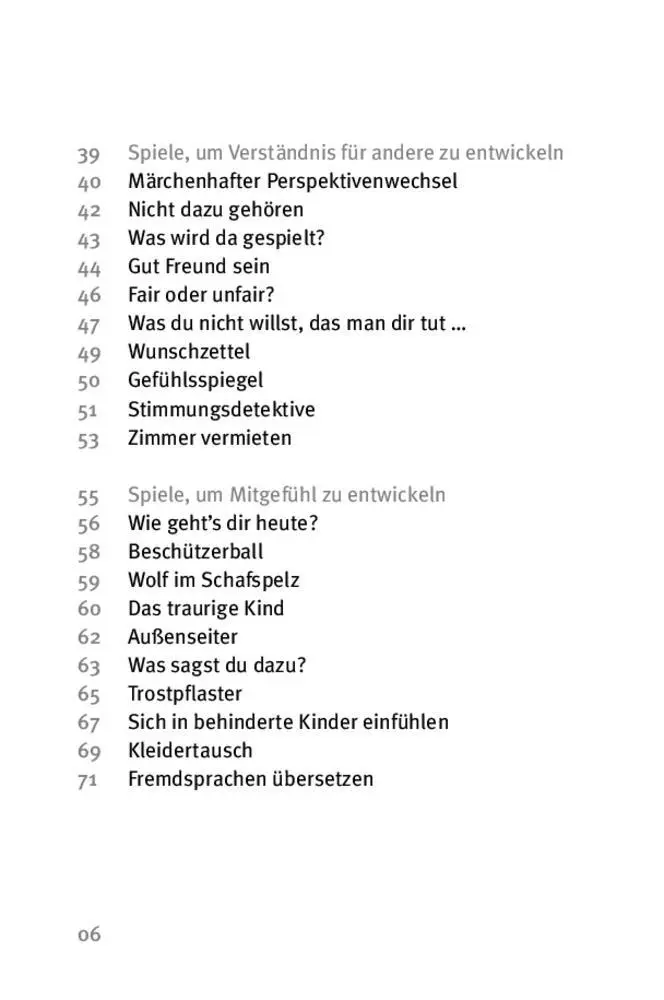 Bild: 9783769824971 | Die 50 besten Spiele für mehr Empathie | Rosemarie Portmann | Buch