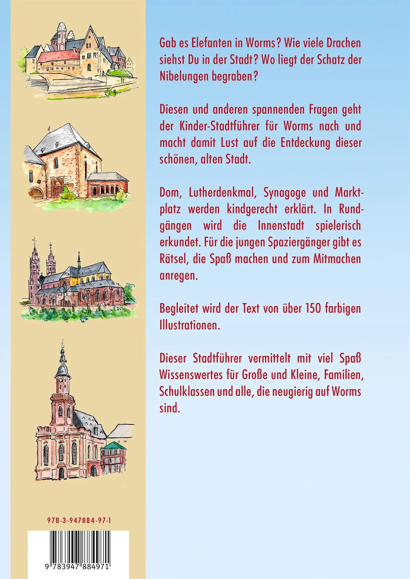 Rückseite: 9783947884971 | Worms für Kinder | Richard Stumm | Taschenbuch | 128 S. | Deutsch