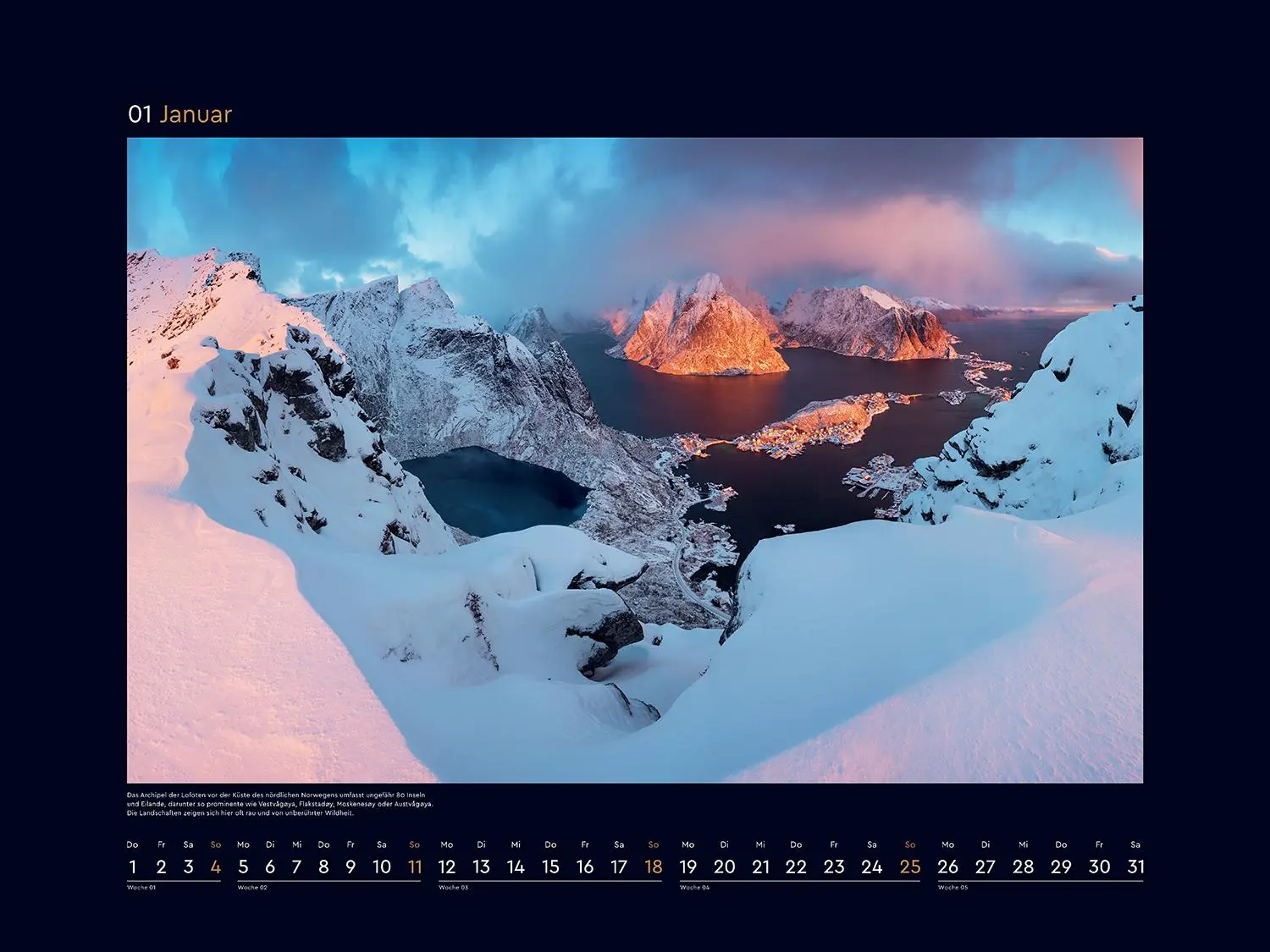Bild: 9783965914971 | Norwegen - KUNTH Wandkalender 2026 | Kalender | 14 S. | Deutsch | 2026