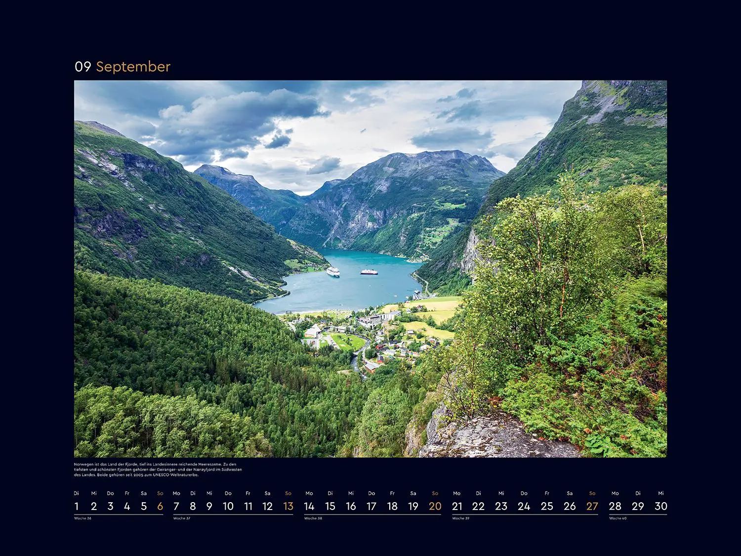 Bild: 9783965914971 | Norwegen - KUNTH Wandkalender 2026 | Kalender | 14 S. | Deutsch | 2026