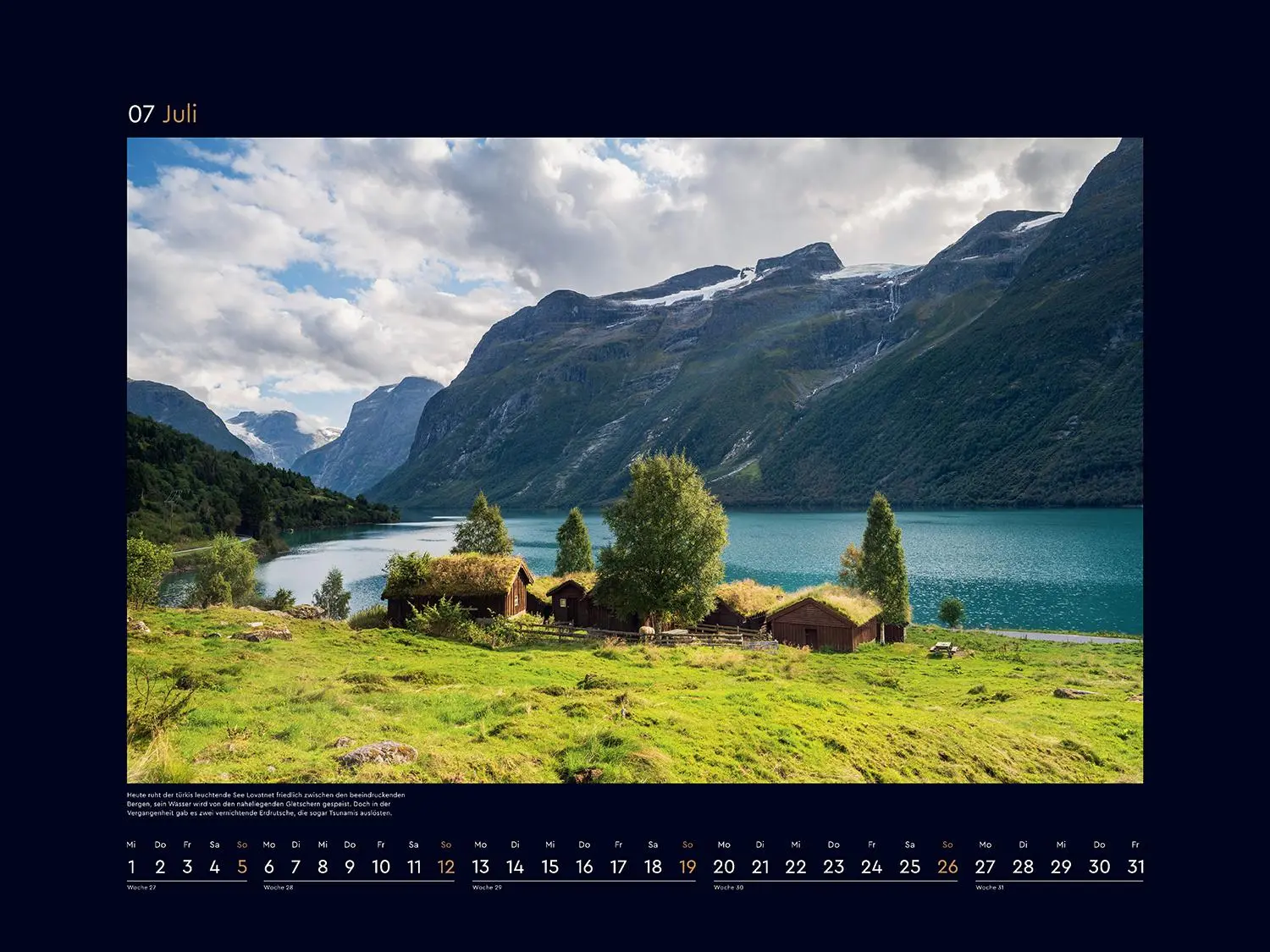 Bild: 9783965914971 | Norwegen - KUNTH Wandkalender 2026 | Kalender | 14 S. | Deutsch | 2026