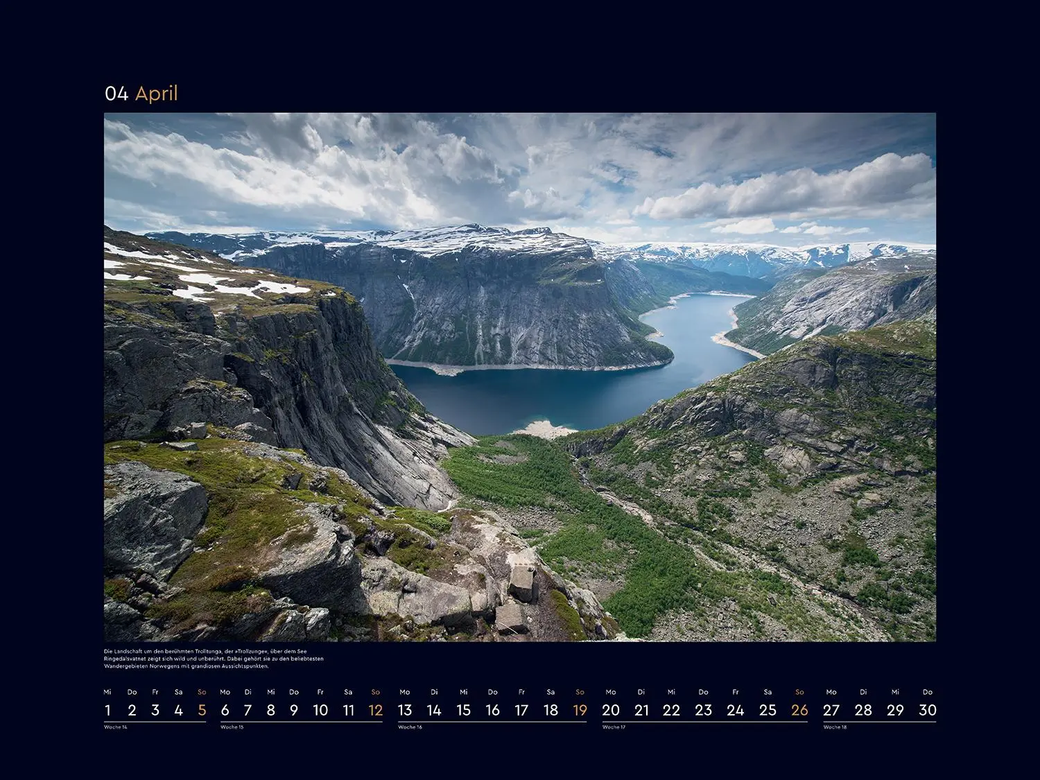 Bild: 9783965914971 | Norwegen - KUNTH Wandkalender 2026 | Kalender | 14 S. | Deutsch | 2026