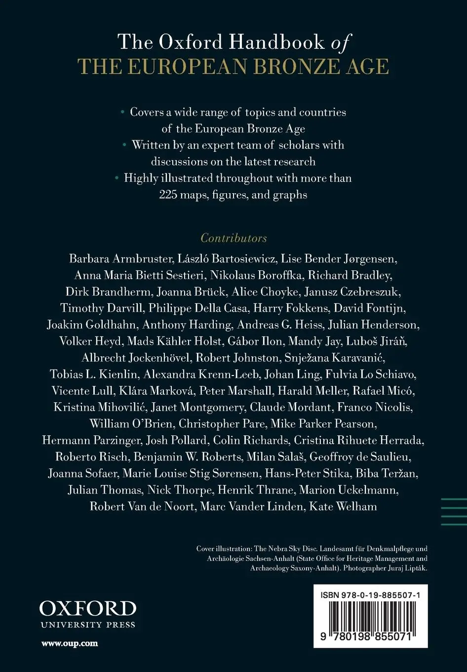 Rückseite: 9780198855071 | The Oxford Handbook of the European Bronze Age | Harding (u. a.)