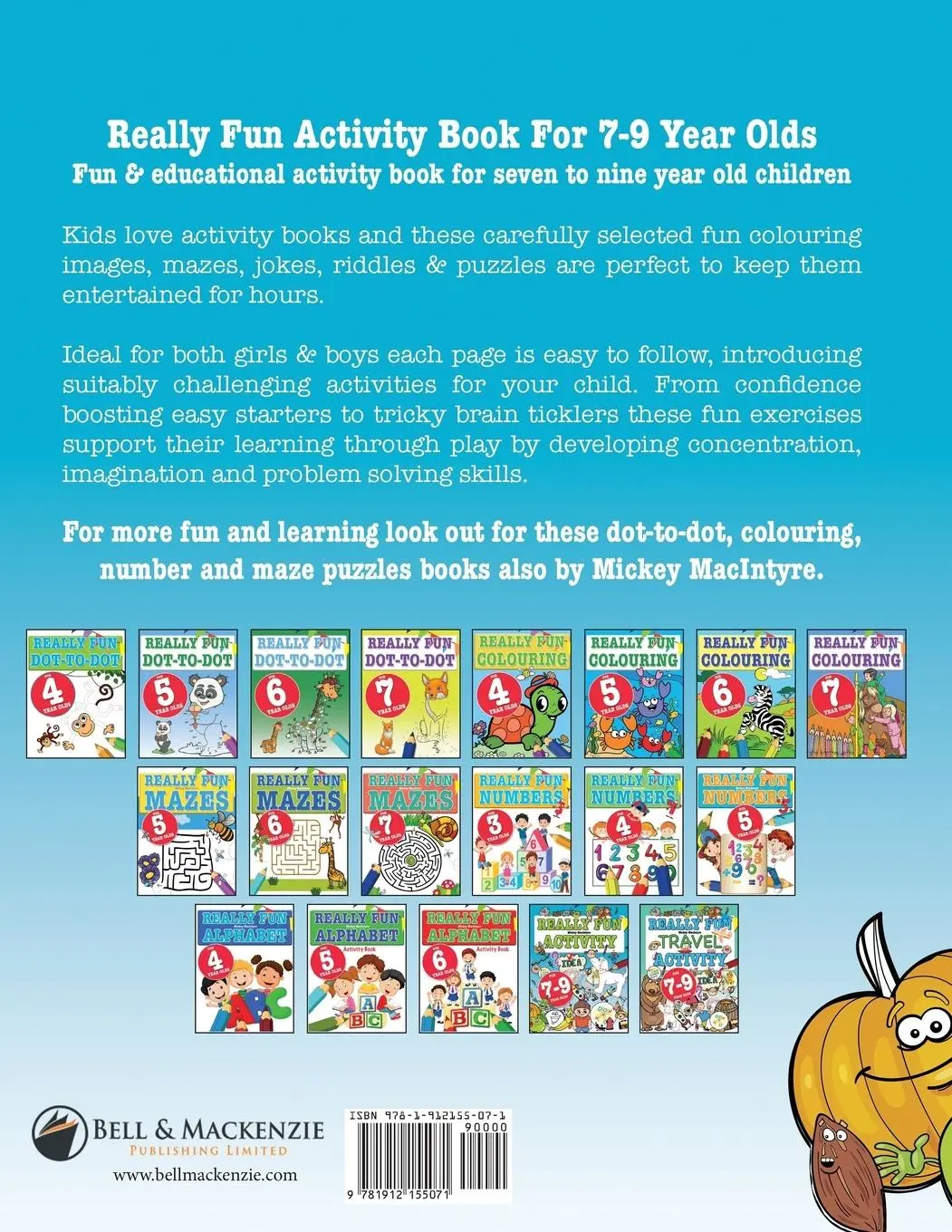 Rückseite: 9781912155071 | Really Fun Activity Book For 7-9 Year Olds | Mickey Macintyre | Buch