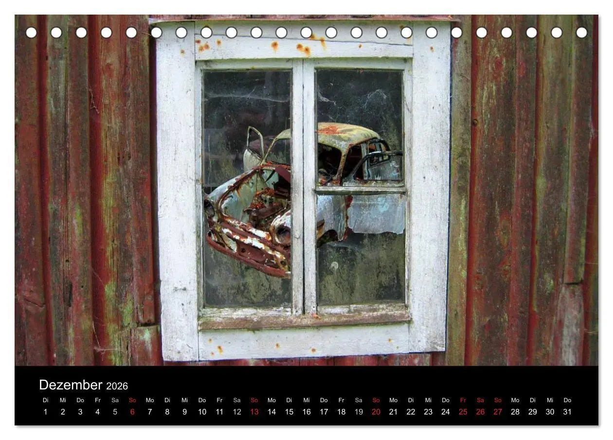 Bild: 9783516195071 | Schrottautos im Kyrkö Mosse (Tischkalender 2026 DIN A5 quer),...
