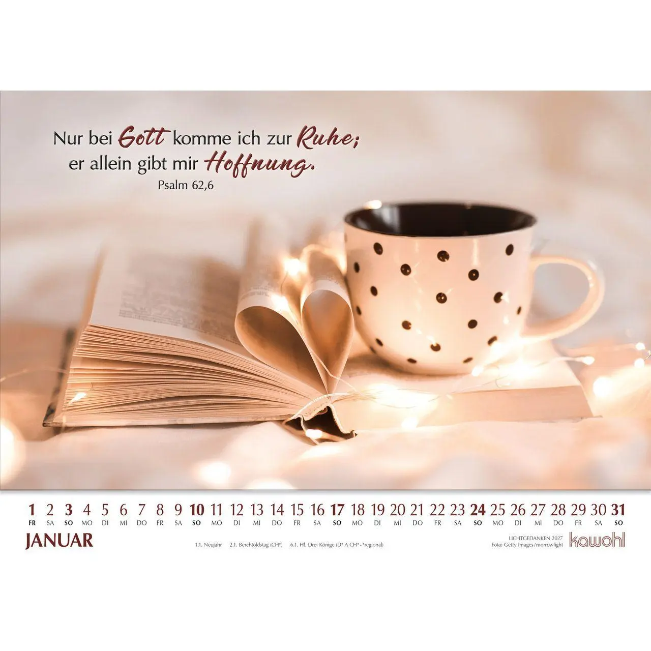 Bild: 9783754865071 | Lichtgedanken 2027 | Kalender | Spiralbindung | 14 S. | Deutsch | 2027