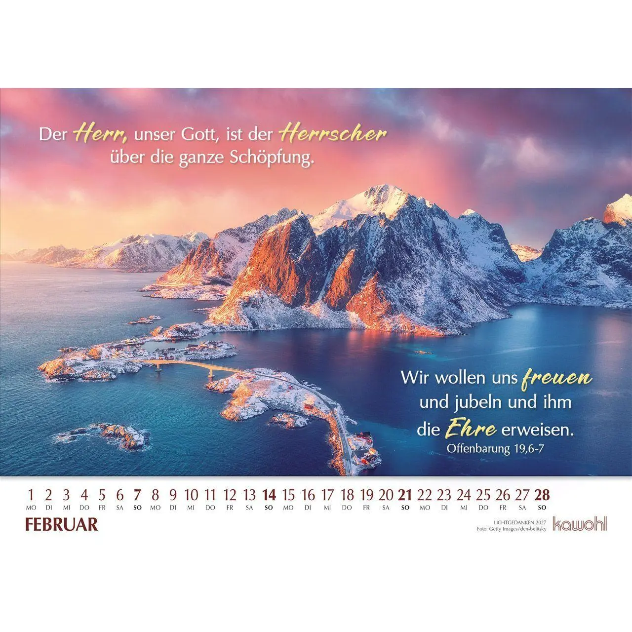 Bild: 9783754865071 | Lichtgedanken 2027 | Kalender | Spiralbindung | 14 S. | Deutsch | 2027